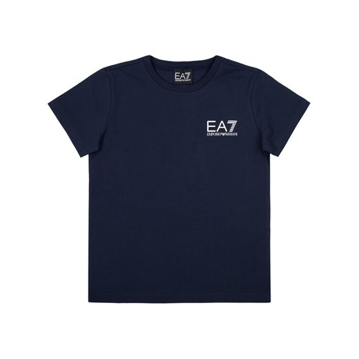 EA7 Emporio Armani T-Shirt 6GBT51 BJ02Z 1554 Granatowy Regular Fit 10Y okazyjna cena MODIVO