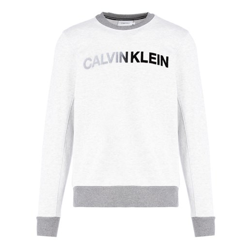 Calvin Klein Sweter Tone On Tone Logo K10K104953 Szary Regular Fit Calvin Klein L MODIVO okazyjna cena