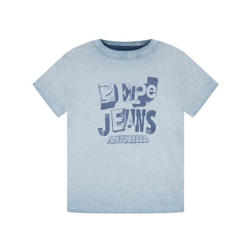 Pepe Jeans T-Shirt Taylor PB502716 Niebieski Regular Fit Pepe Jeans 6 wyprzedaż MODIVO