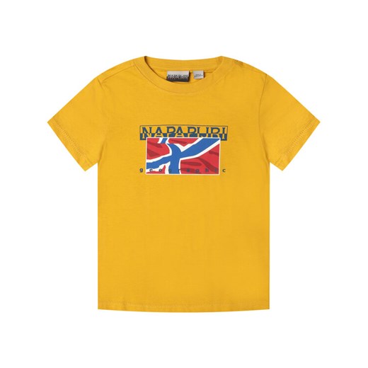 Napapijri T-Shirt K Sallyn NP0A4E52Y S Żółty Regular Fit Napapijri 10 MODIVO promocja