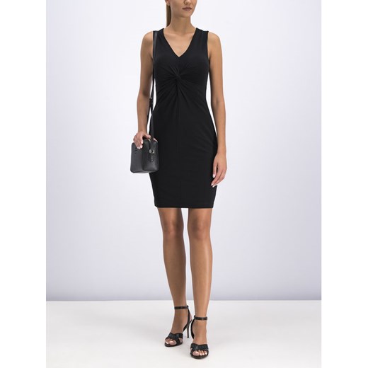 DKNY Sukienka koktajlowa DD9EL520 Czarny Slim Fit 8 MODIVO promocyjna cena
