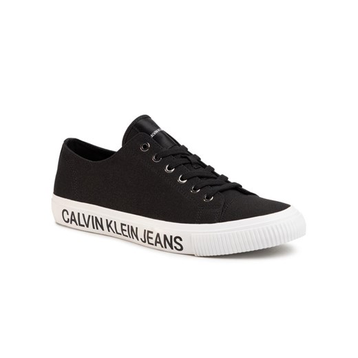Calvin Klein Jeans Sneakersy Deangelo B4S0112X Czarny 42 okazyjna cena MODIVO