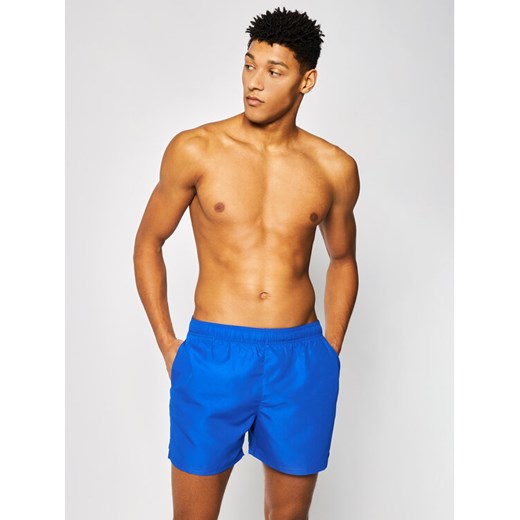 NIKE Szorty kąpielowe Swim Solid NESS9502 Granatowy Regular Fit Nike L MODIVO