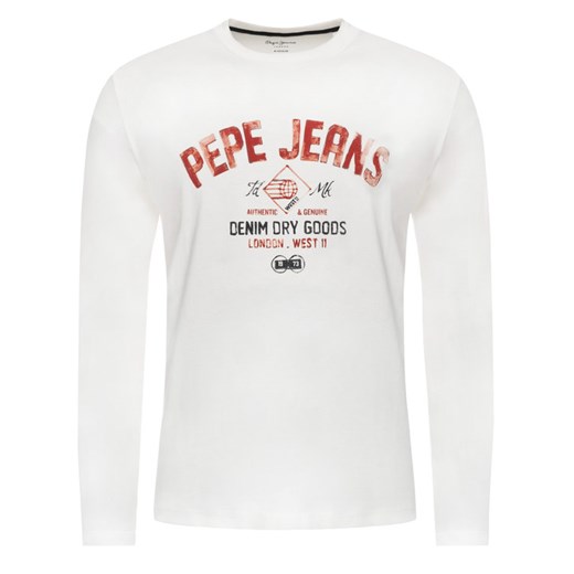 Pepe Jeans Sweter Janick PM506749 Biały Regular Fit Pepe Jeans XL okazyjna cena MODIVO