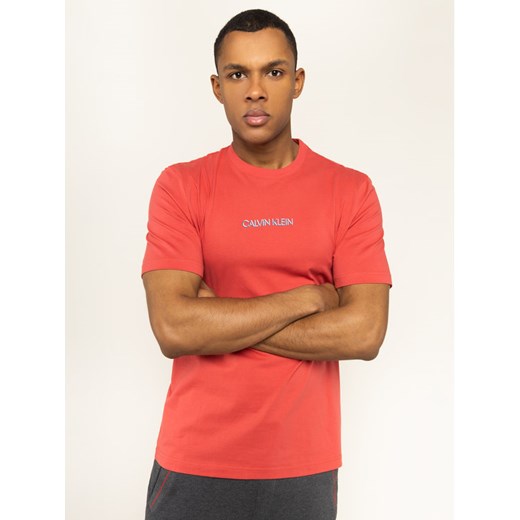 Calvin Klein T-Shirt Logo K10K105472 Czerwony Regular Fit Calvin Klein XXL okazyjna cena MODIVO