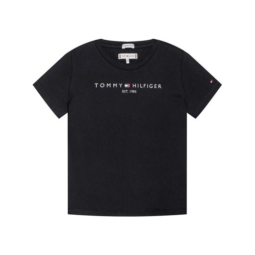 TOMMY HILFIGER T-Shirt Essential Tee KG0KG05512 Czarny Regular Fit Tommy Hilfiger 8Y MODIVO