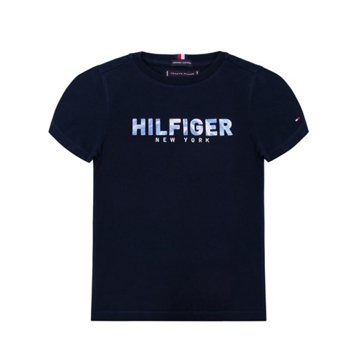 TOMMY HILFIGER T-Shirt KB0KB04990 S Granatowy Regular Fit Tommy Hilfiger 6 okazja MODIVO