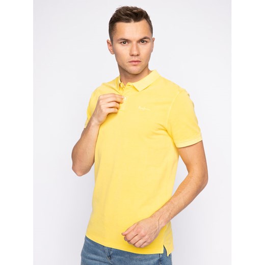 Pepe Jeans Polo Vincent Gd PM541225 Żółty Regular Fit Pepe Jeans XXL MODIVO okazyjna cena