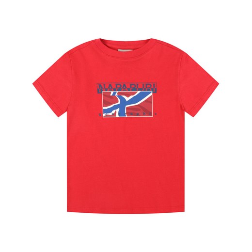 Napapijri T-Shirt K Sallyn NP0A4E52R M Czerwony Regular Fit Napapijri 6 wyprzedaż MODIVO