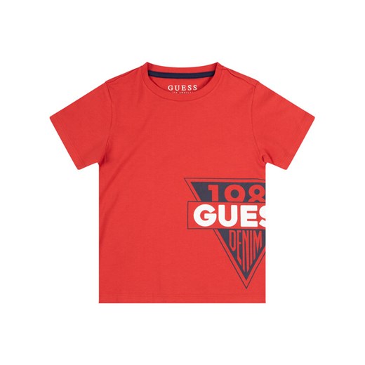 Guess T-Shirt N01I09 K82C0 Czerwony Regular Fit Guess 5 wyprzedaż MODIVO
