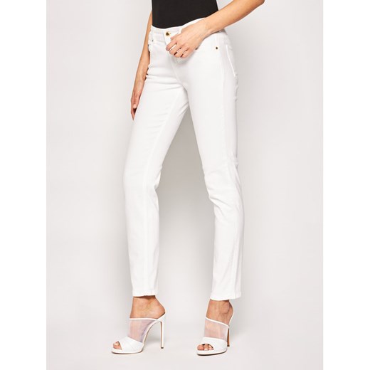 Versace Jeans Couture Jeansy Skinny Fit A1HVA0K4 Biały Skinny Fit 30 promocja MODIVO