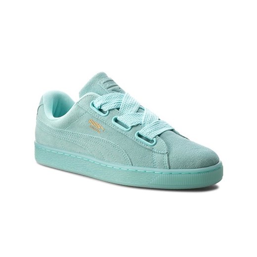 Puma Sneakersy Suede Heart Reset Wn's 363229 01 Zielony Puma 38 promocja MODIVO