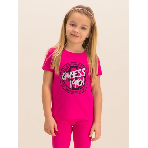 Guess T-Shirt K01I00 K82K0 Różowy Regular Fit Guess 3 okazja MODIVO