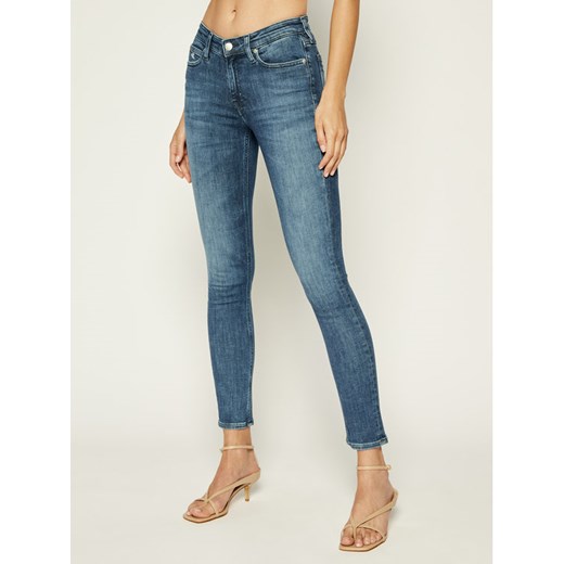 Calvin Klein Jeans Jeansy Skinny Fit J20J213896 Granatowy Skinny Fit 31_32 MODIVO wyprzedaż