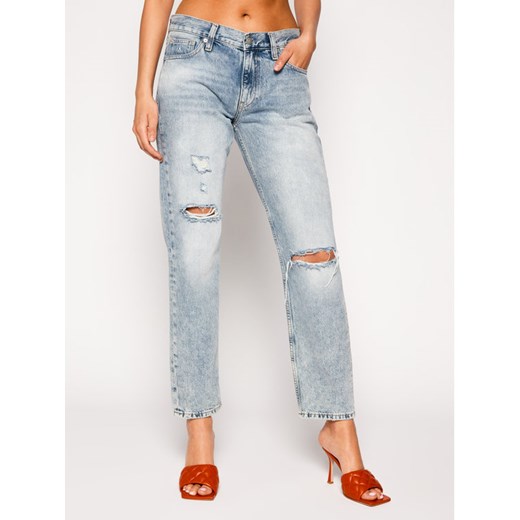 Calvin Klein Jeans Jeansy Regular Fit J20J212765 Granatowy Regular Fit 29 wyprzedaż MODIVO