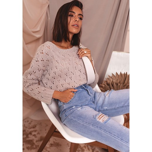 Sweter damski Latika Odzież Damska DX różowy BPDZ Sweter damski Latika Odzież Damska DX różowy BPDZ