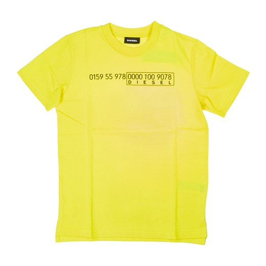 T-shirt chłopięce Diesel żółty 