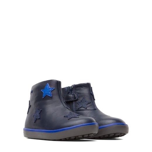 Buty zimowe dziecięce Camper niebieskie z zamkiem 