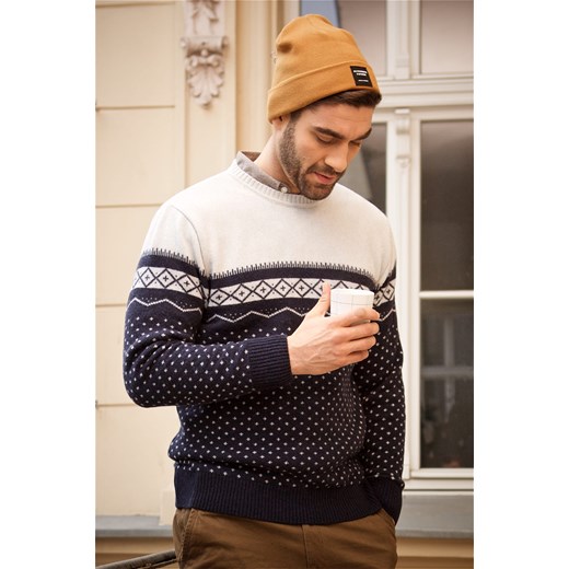 Sweter męski Lanieri Fashion na jesień 