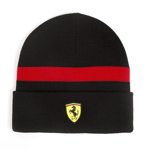 Czapka zimowa Scuderia Ferrari Knitted Beanie Puma (black) Puma promocyjna cena SPORT-SHOP.pl