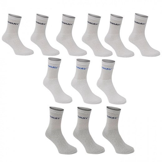 Donnay Crew Socks 12 Pack Mens Donnay 6-11 Factcool