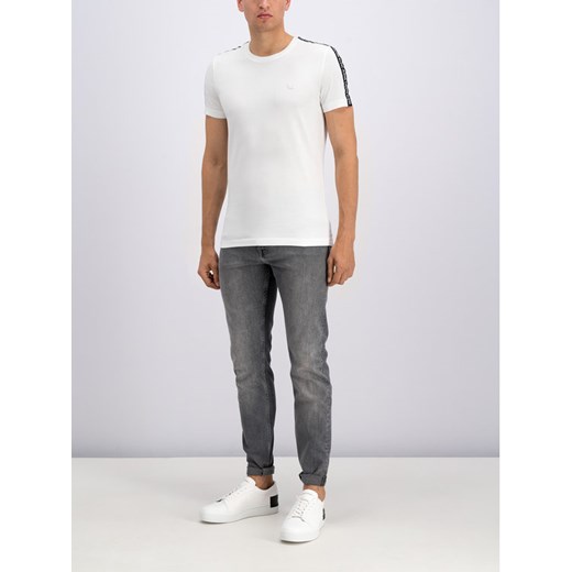 Calvin Klein Jeans T-Shirt J30J312577 Biały Regular Fit XL MODIVO okazja