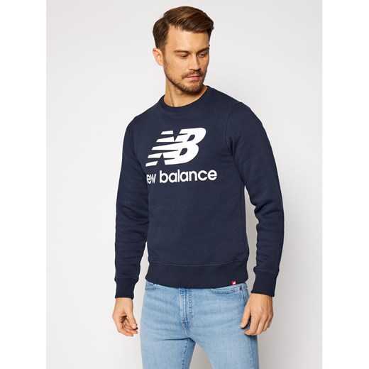 Bluza męska New Balance z napisem sportowa 
