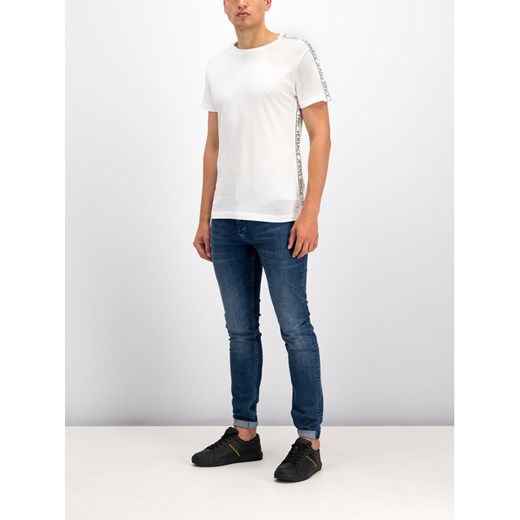 Versace Jeans T-Shirt B3GTB7S1 Biały Slim Fit Versace Jeans XL wyprzedaż MODIVO
