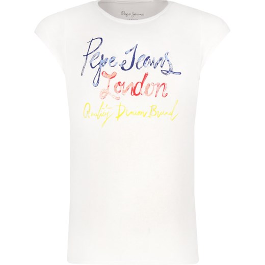 Pepe Jeans London T-shirt FARRAH | Regular Fit 128 promocyjna cena Gomez Fashion Store