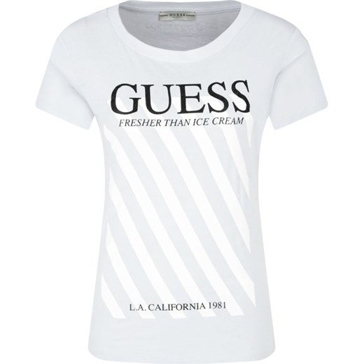 GUESS JEANS T-shirt CREAMY | Regular Fit S okazyjna cena Gomez Fashion Store