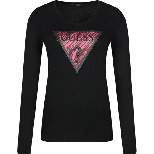 Sweter damski Guess Odzież Damska ZT czarny LOEL Sweter damski Guess Odzież Damska ZT czarny LOEL