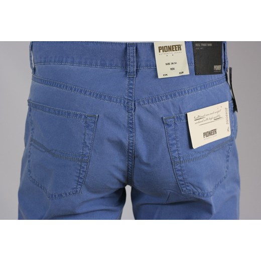 Męskie spodnie Pioneer SPPIONRONNIEBIESKIE jegoszafa-pl niebieski elastyczne