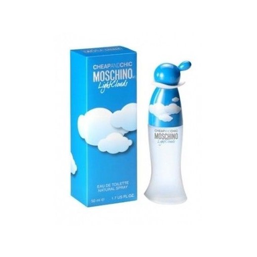 Moschino Light Clouds 50ml W Woda toaletowa perfumy-perfumeria-pl niebieski cedr