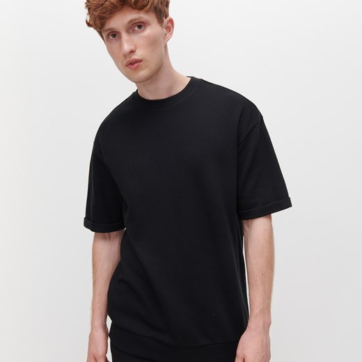 Reserved - T-shirt z bawełny organicznej - Czarny Reserved XL Reserved