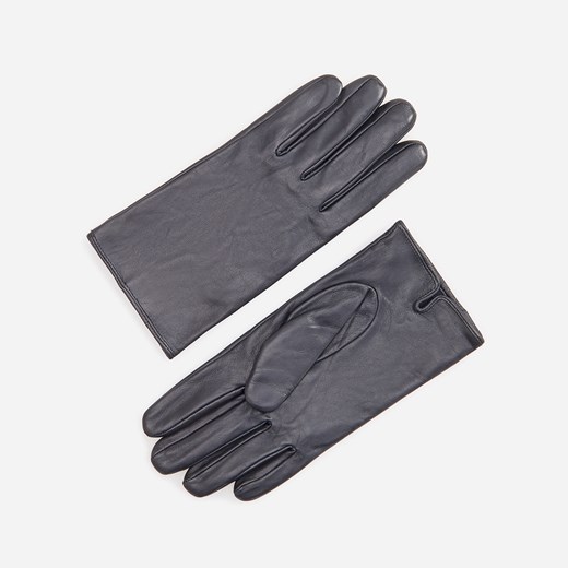 Reserved - Skórzane rękawiczki - Czarny Reserved M Reserved