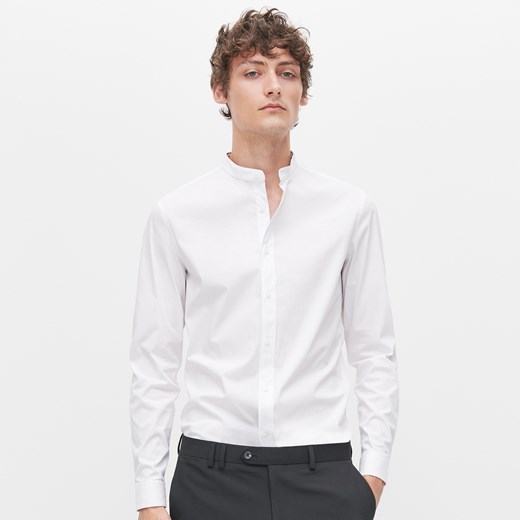 Reserved - Koszula ze stójką - Biały Reserved S Reserved