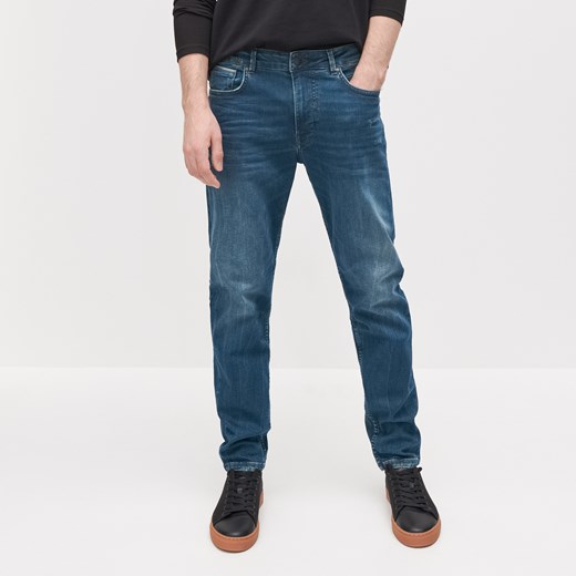 Reserved - Spodnie jeansowe slim - Niebieski Reserved 36/34 Reserved