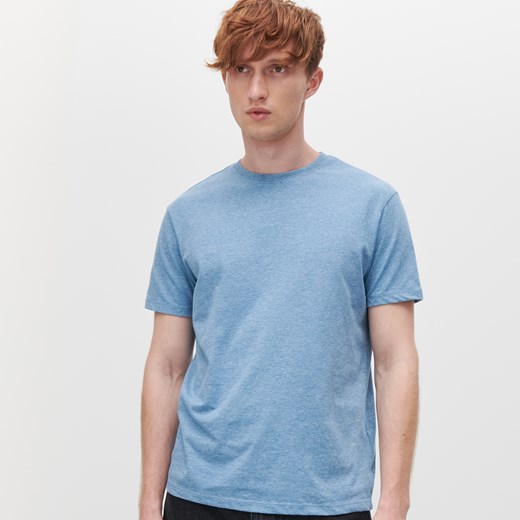 Reserved - T-shirt z bawełny organicznej - Niebieski Reserved S Reserved