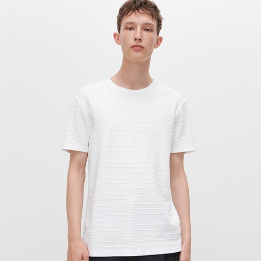 Reserved - T-shirt ze strukturalnej dzianiny - Biały Reserved XL Reserved