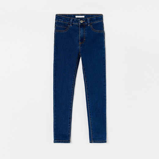Reserved - Jeansy skinny fit - Granatowy Reserved 146 Reserved