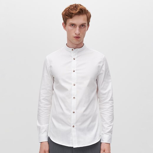 Reserved - Koszula ze stójką - Biały Reserved XL Reserved