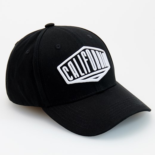 Reserved - Bawełniana czapka z daszkiem - Czarny Reserved ONE SIZE promocyjna cena Reserved