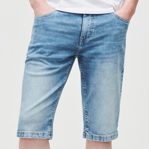 Reserved - Jeansowe szorty - Niebieski Reserved 32 promocja Reserved