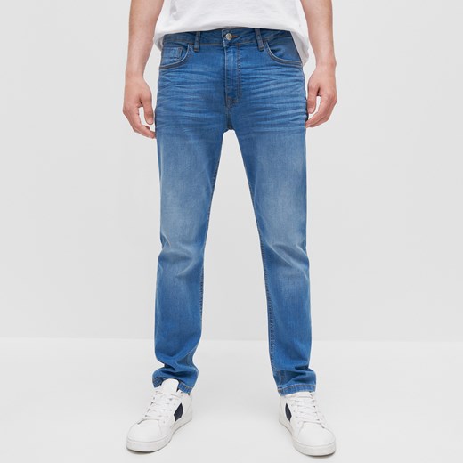 Reserved - Spodnie jeansowe slim - Niebieski Reserved 29/32 Reserved