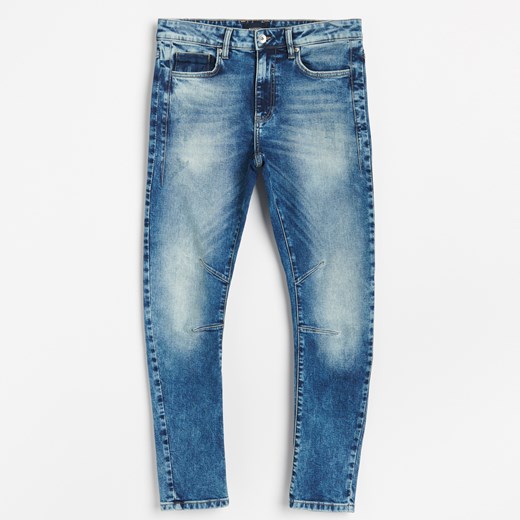 Reserved - Spodnie jeansowe slim - Niebieski Reserved 29 Reserved