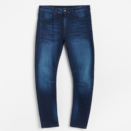 Reserved - Spodnie jeansowe slim - Granatowy Reserved 31 Reserved