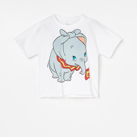 Reserved - Bawełniany t-shirt Dumbo - Reserved 164 promocyjna cena Reserved