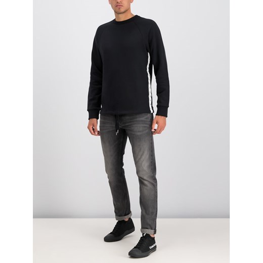 Calvin Klein Jeans Bluza Monogram J30J313209 Czarny Regular Fit XL okazyjna cena MODIVO
