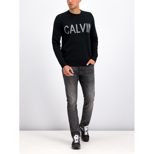 Calvin Klein Jeans Sweter J30J313161 Czarny Regular Fit XXL MODIVO okazyjna cena