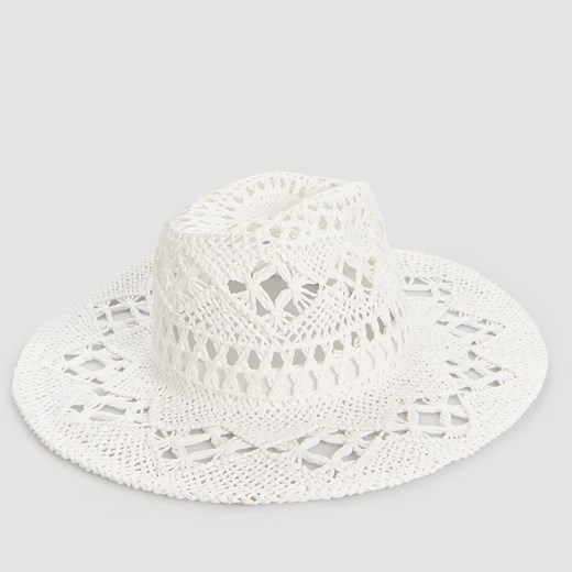 Reserved - Ażurowy kapelusz z plecionki - Reserved S okazyjna cena Reserved